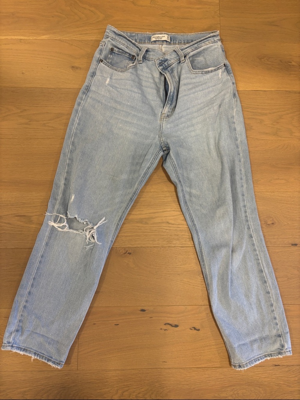 Abercrombie Jeans Ankle Straight Ultra High Rise